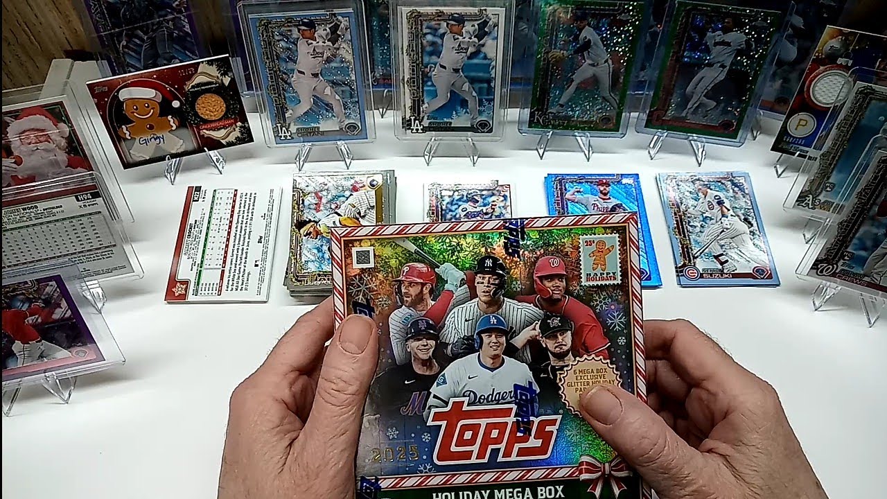 Hot Streak!  2025 Topps Holiday Baseball Cards.  Part 44.  17th Mega Box.