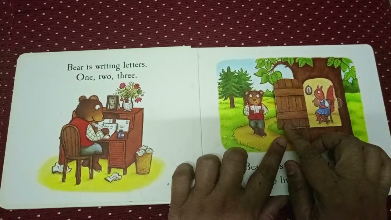 Postman Bear| A lift a flap book| Read aloud book