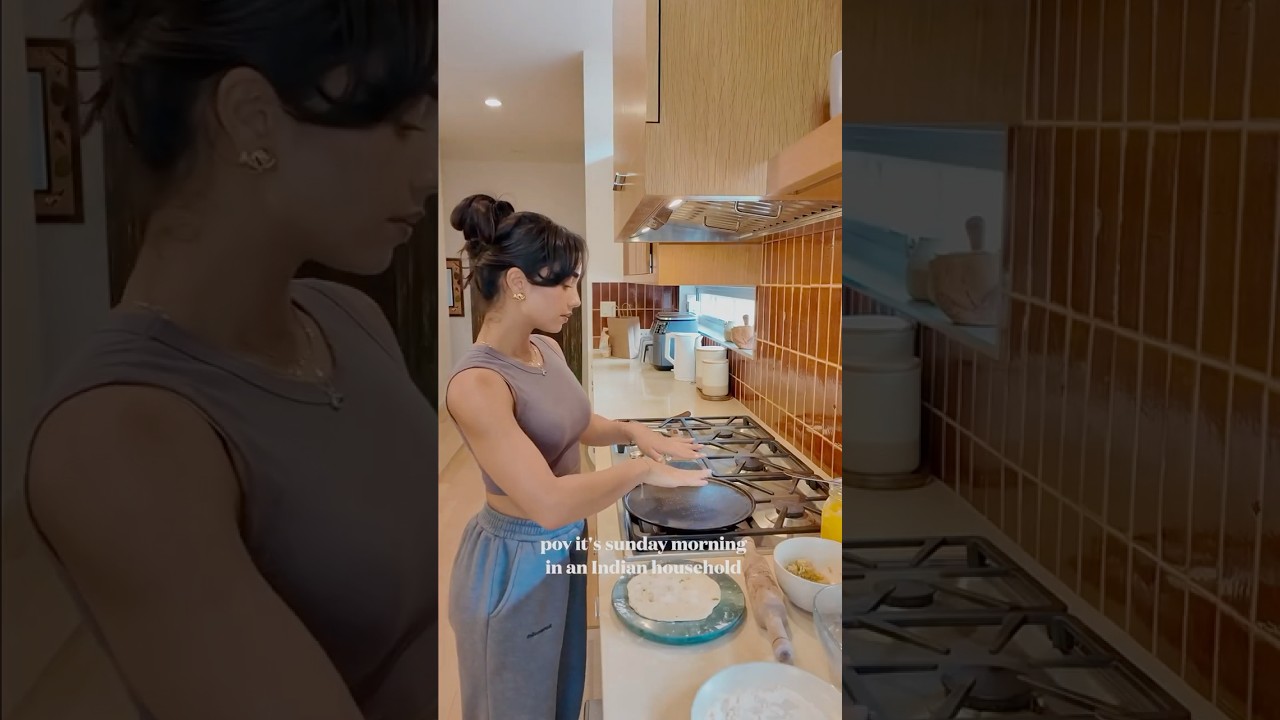 parathas & healthy mango lassi 