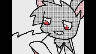 *Flashing Lights Warning* Darkbunny♠ - "The Darkness" Flipnote Animation (Enhanced) #flipnote #furry