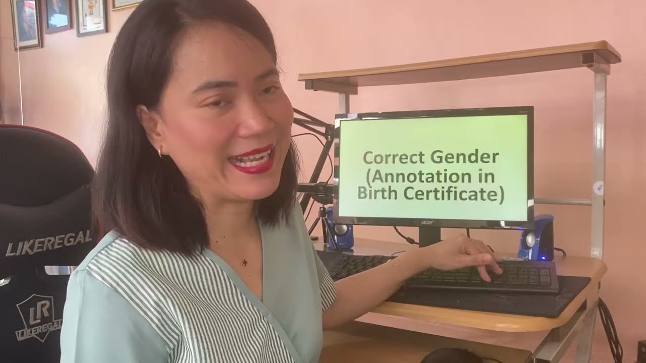 Usapang Birth Certificate Part 8 Proseso Ng Paglalagay Ng Tamang Gender Sex Sa Birth