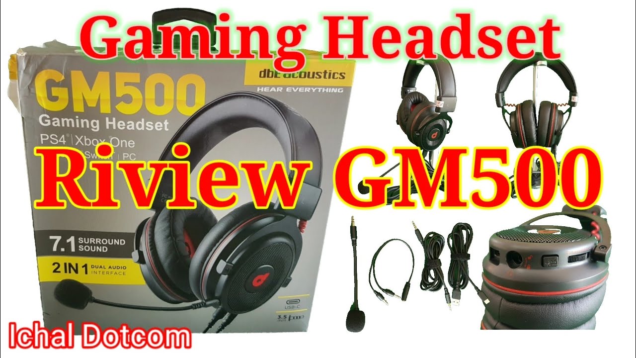 CARA MENGGUNAKAN GAMING HEADSET GM 500 YouTube