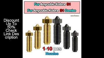 For Anycubic Kobra s1 combo nozzle for Anycubic Kobra S1 Hotend  / Kobra S1 Hardened steel Nozzle