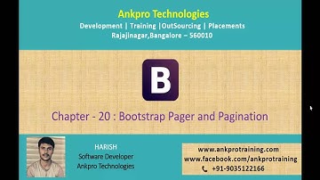 Bootstrap Chapter 20 - Bootstrap Pager and Pagination
