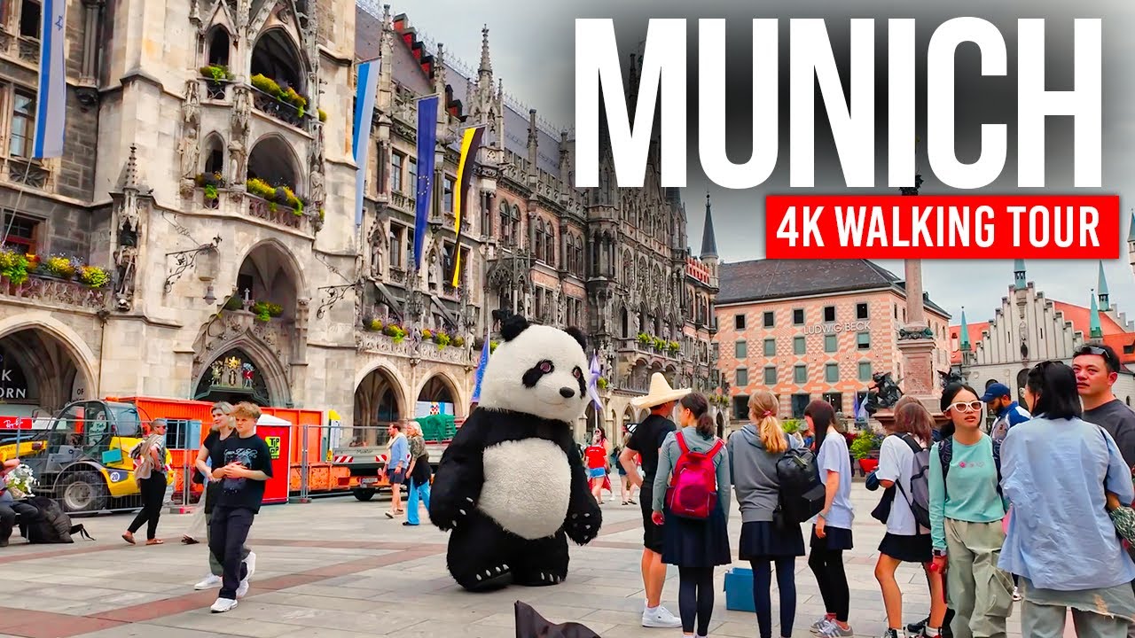 Munich, जर्मनी | BMW Welt | पैदल यात्रा 4K