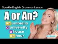 When to Use A or AN: Indefinite Articles | English Grammar for Beginners