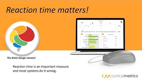 Reaction time matters!