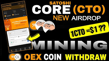 Satoshi App New Airdrop CTO Meme Coin | Satoshi OEX Withdrawal | Satoshi App New Update | CTO Coin