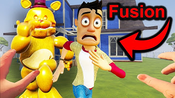 FAST FREDBEAR Hello Neighbor, but Its MULTIPLAYER