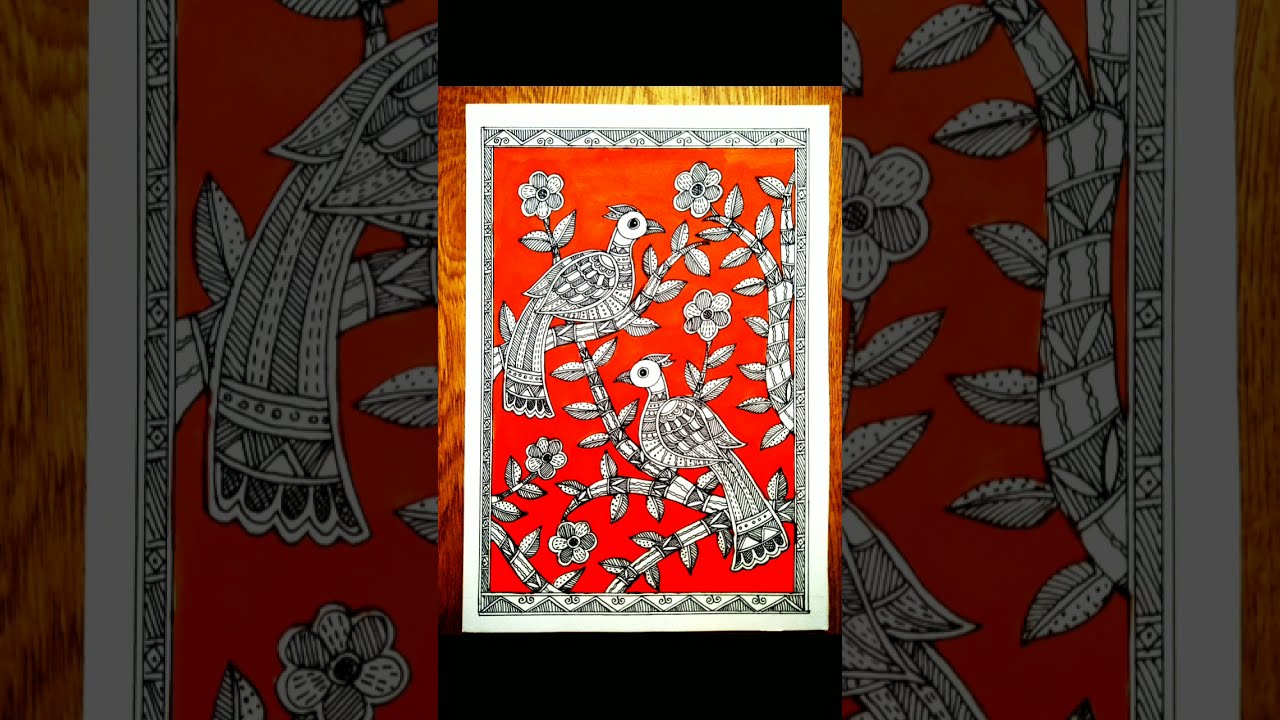 Madhubani Art | shorts 