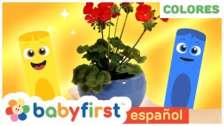 Colores en español para niños | Pandilla de Colores y flores | Color Crew Magic | Babyfirst Español