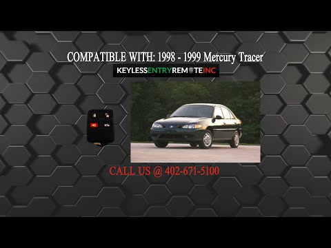How To Replace Mercury Tracer Key Fob Battery 1998 1999
