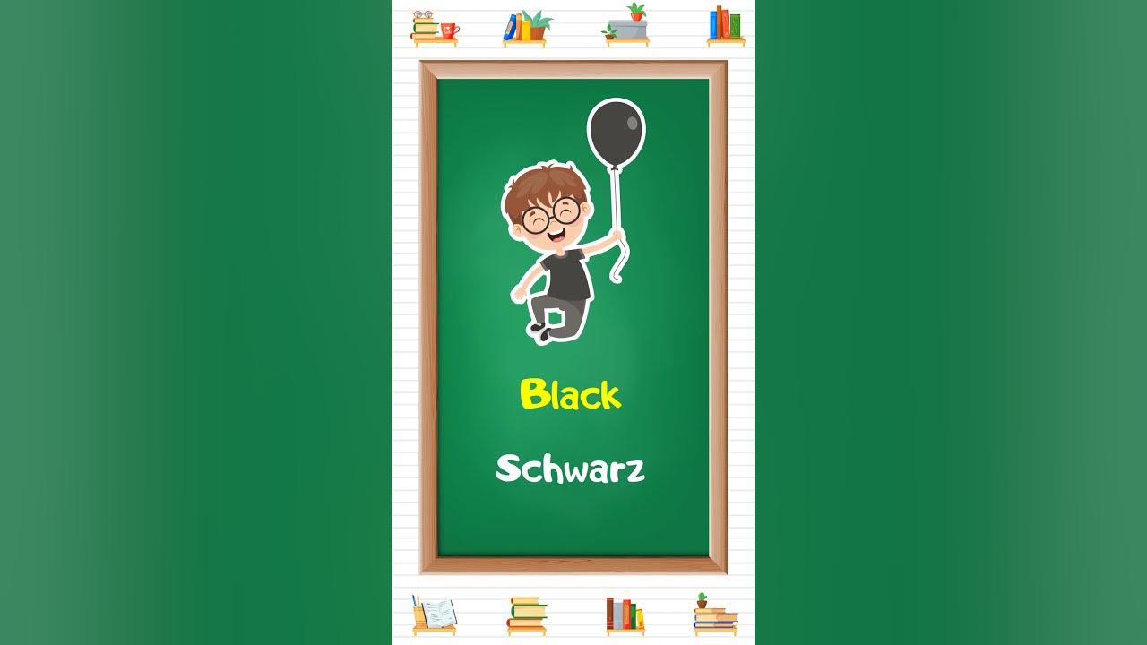 how-to-say-black-in-german-language-shorts-german-germanlanguage