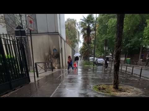 Temps froid et pluvieux aujourdhui lundi à Paris et ses environs