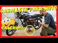 🚧 Caballete "elevador" para MOTO, 🛵(casero) con materiales reciclados