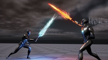 Unreal Engine 5 - Sword VFX - Frost and Fire Vortex Aura