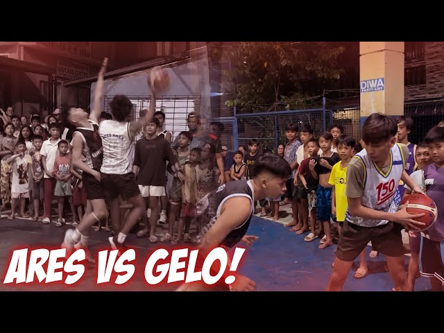 GELO VS ARES 1v1 BASKETBALL! class=