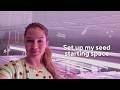 Setting Up My Seed Starting Space | Early February Seed Sowing