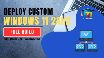 How to deploy Windows 11 24H2 with Microsoft Deployment Toolkit, WDS, DHCP, SQL, Full Build