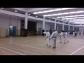 大阪 空手 松濤館流 karate shotokan osaka 尾畑博師範 武田紀一師範 修道館にて指導