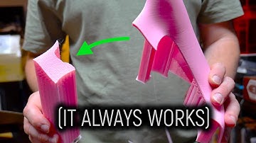 When support material fails... I do this. #3DP101