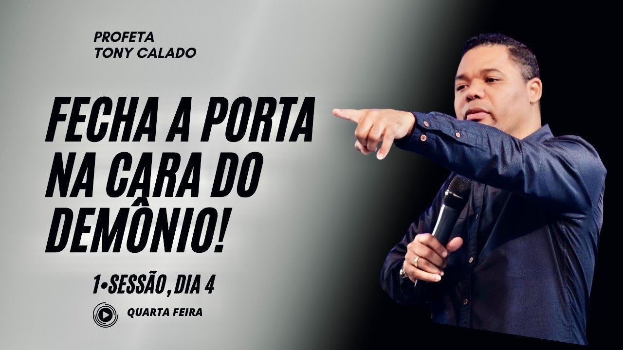 Fecha A Porta Para O Demónio Não Entrar, Jejum E Oração | Tony Calado