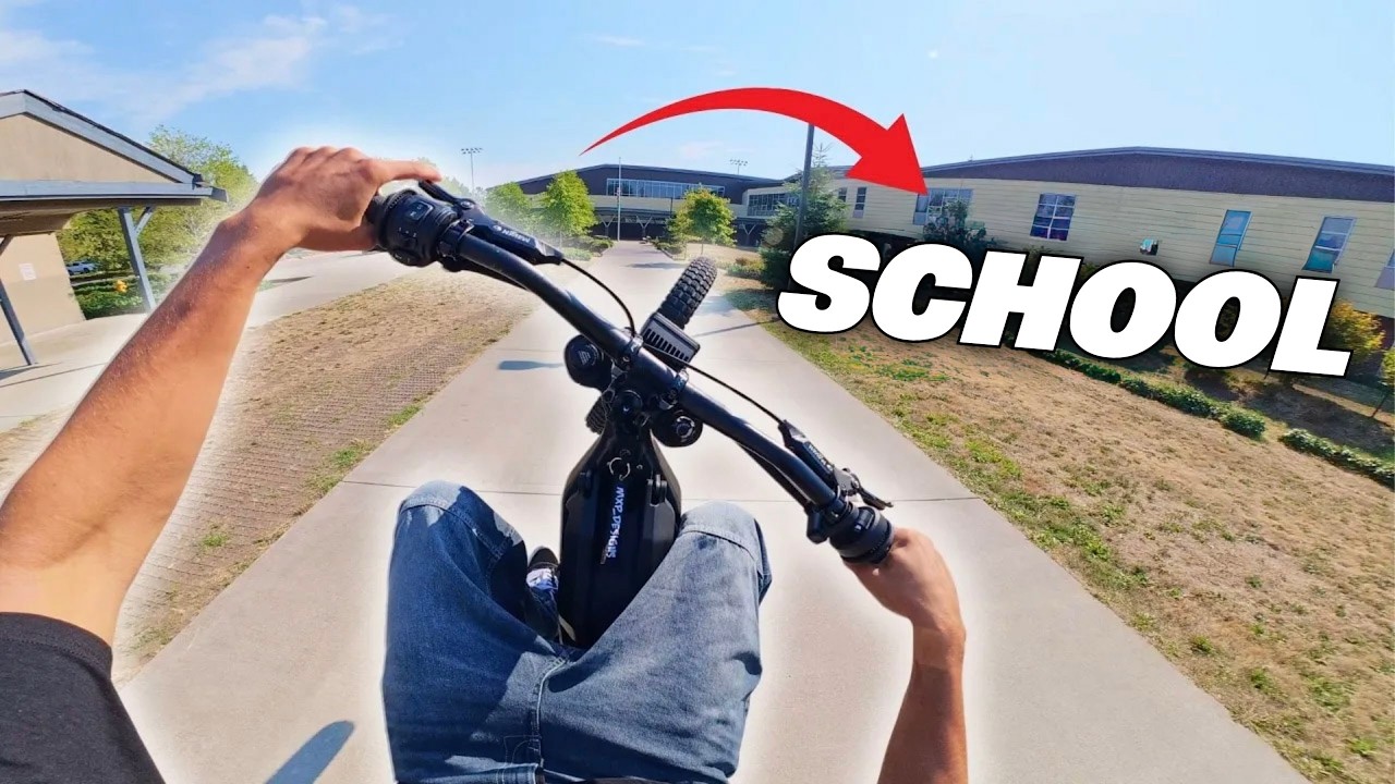 I Took My $5000 Surron To School!