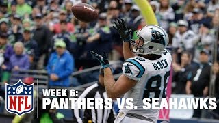 Cam Newton Connects with Greg Olsen for Game-Winning TD | Panthers vs. Seahawks | NFL Net Worth