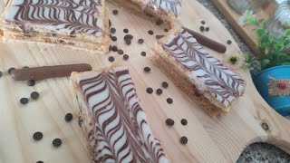 #ميل في mille feuille سريعة التحضير بمذاق #الكراميل👌✨