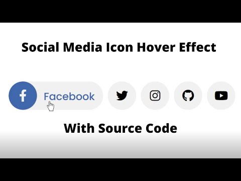 social media icon hover effect | Code Iconic