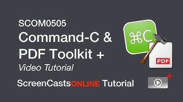 Command-C & PDF Toolkit+ Tutorials - Preview