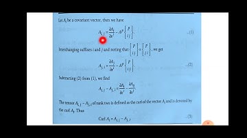 Gradient, Divergence and Curl of a Tensor | Differential geometry and Tensor Analysis | B. Sc III yr