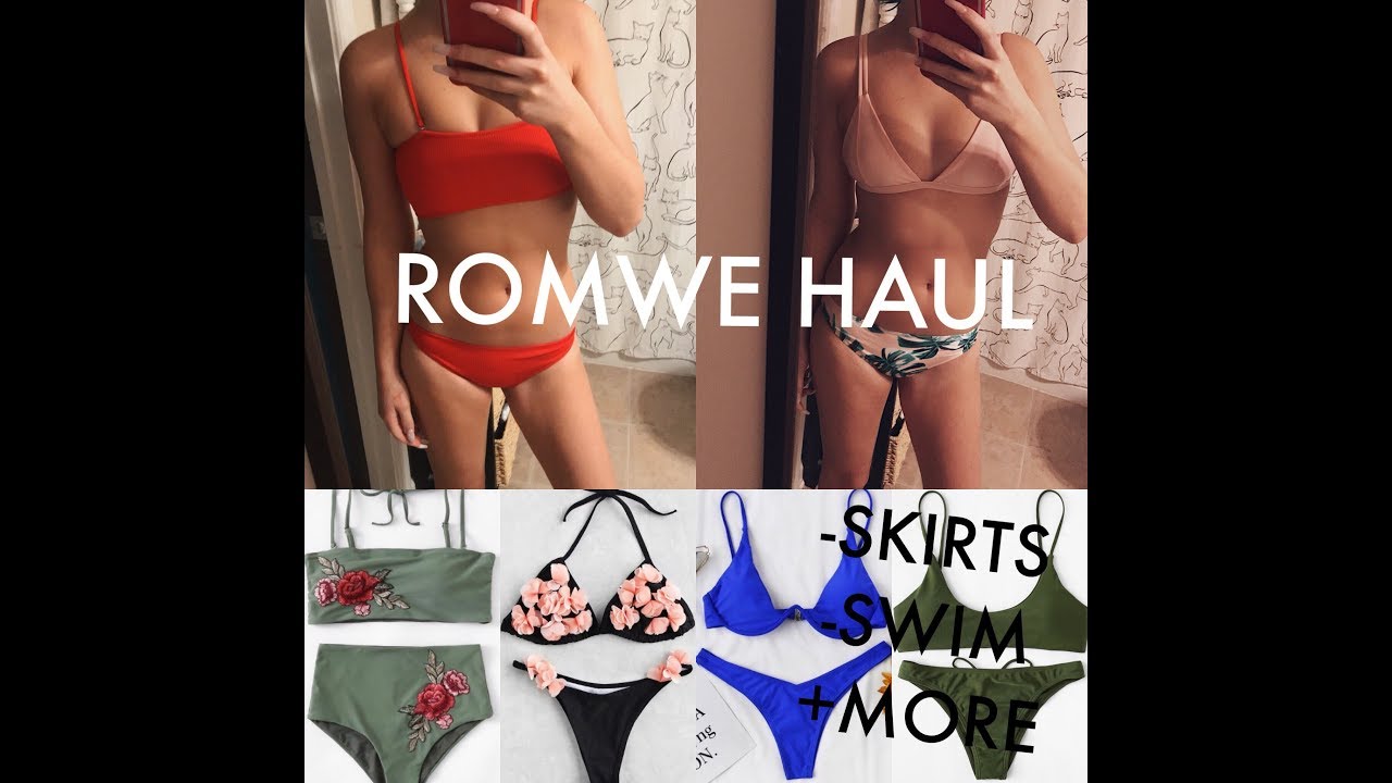 I SPENT HOW MUCH ON ROMWE?! | ROMWE SWIMSUIT HAUL AND TRY ON - Romwe try on haul! Is it worth it?