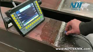 Ultrasonic Welding Inspection with DAC Defect Sizing Software - info@NDTTEKNIK.com