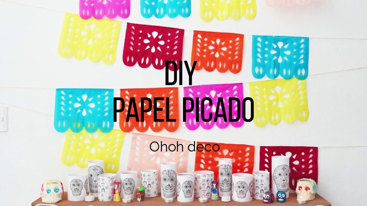 how-to-make-papel-picado-free-template-youtube