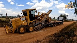 EMBARQUE PARA MUDANÇA DE REGIÃO - MOTONIVELADORA CATERPILLAR120K-