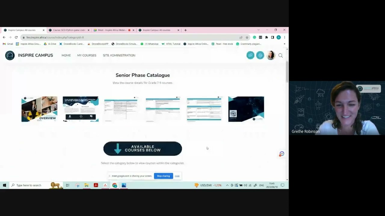 Inspire Africa Webinar Series Episode 1: Navigating the Inspire Campus