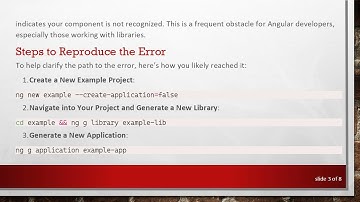 Resolving the is not a known element Error in Your Angular 9 Custom Library