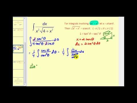 Integration Involving Trigonometric