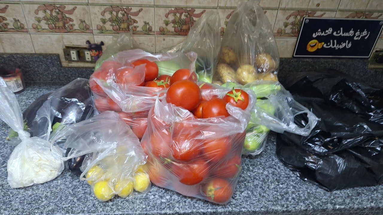 مشتريات الخضار الاسبوعية بالأسعار فى حاجات رخصت وفى حاجات أسعارها نار🔥 لحقتها تخزنوا ايه قبل رمضان