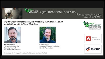 Digital Experience Standards, New Model Instructional Design - Spring 2021 PA, MD Webinar