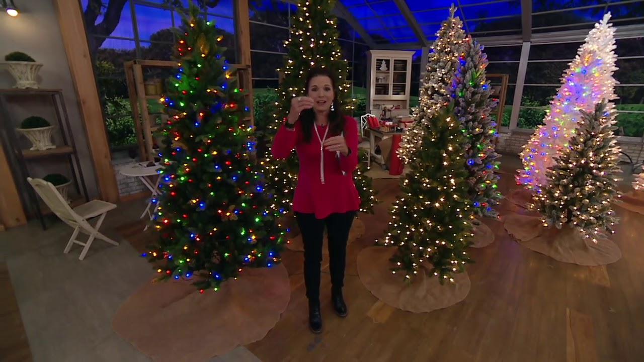 Bethlehem Lights LED Color Change Heritage Christmas Tree on QVC YouTube