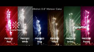 PM3061/3062/3063/3064/3065/3066, 49shot 0.8 Meteor Cake