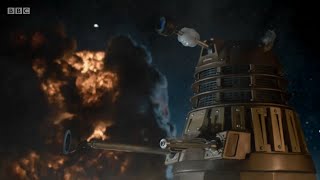 The Doctor and the Silence vs Daleks and Cybermen | The Time of the Doctor | Doctor Who