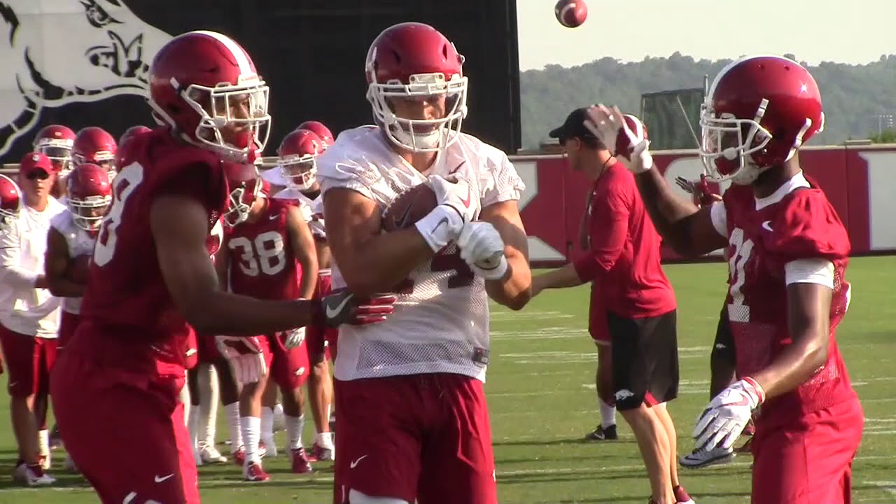 Arkansas 2018 Fall Camp - Day 1