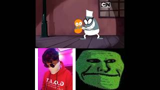 troll face memes : lamput animation edit 😂 he was died troll again #shorts #funny #meme #phonk