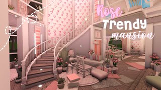 BLOXBURG| Rose Trendy Mansion | House Build