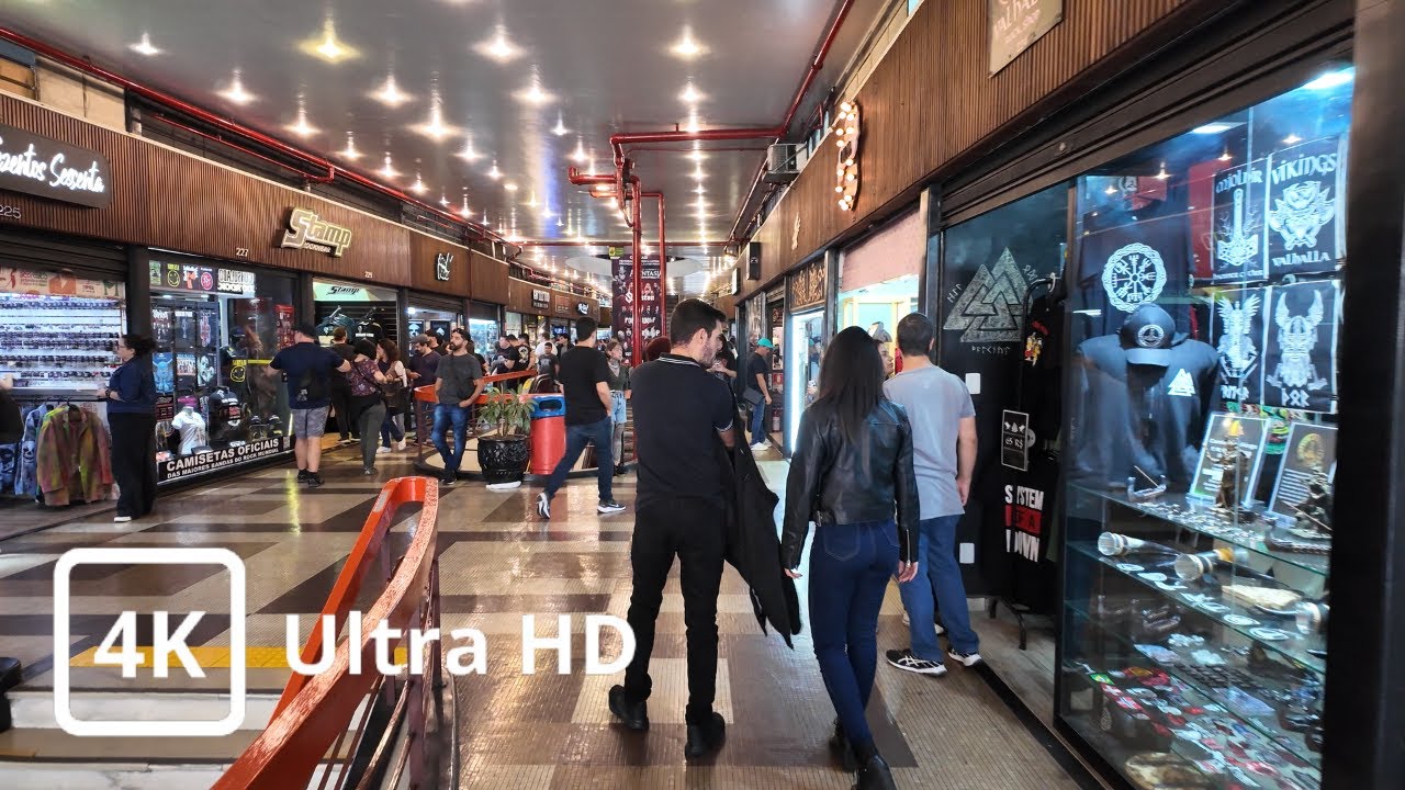 🎸 4K Ultra HD – Galeria do Rock em São Paulo | Onde o Rock Nunca Morre