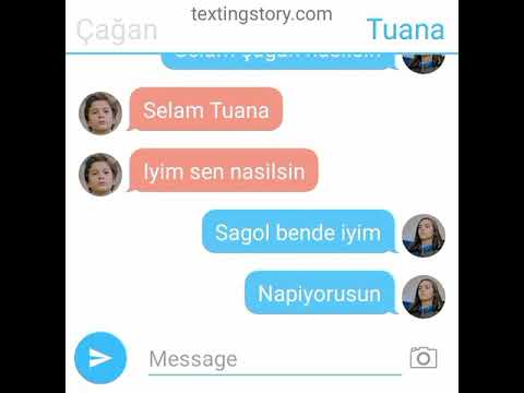 Çagan ve Tuana💜 Mesajlaşma💕💪