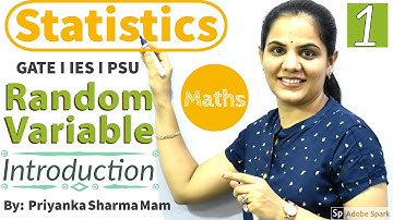 Statistics Random Variable - Introduction | Engineering Mathematics for GATE by Priyanka Sharma Mam